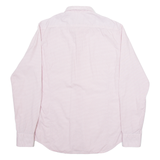 REPLAY Mens Plain Shirt Pink Long Sleeve M