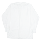 MANOR Mens Plain Shirt White Long Sleeve M
