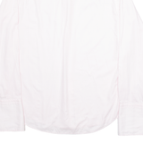 BOSS Mens Plain Shirt Pink Long Sleeve L