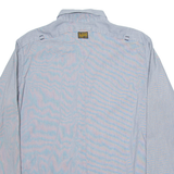 G-STAR Mens Plain Shirt Grey Long Sleeve XL