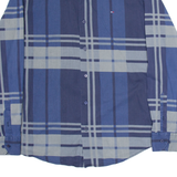 TOMMY HILFIGER Slim Fit Mens Shirt Blue Check Long Sleeve L