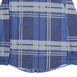 TOMMY HILFIGER Slim Fit Mens Shirt Blue Check Long Sleeve L