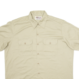 DICKIES Mens Plain Shirt Brown L