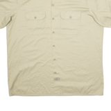 DICKIES Mens Plain Shirt Brown L