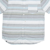 VANS Mens Shirt Grey Striped XL