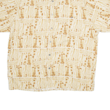 NATURAL ISSUE Mens Shirt Beige Floral XL