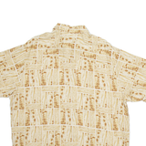 NATURAL ISSUE Mens Shirt Beige Floral XL