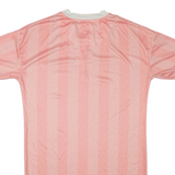 SILK SILK Womens T-Shirt Dress Pink Striped Short Sleeve Short M