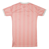 SILK SILK Womens T-Shirt Dress Pink Striped Short Sleeve Short M