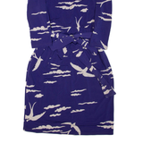 PHASE EIGHT Womens Day Dress Purple Viscose Knee Length M