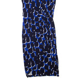 PHASE EIGHT Womens Day Dress Blue Viscose Spotted Sleeveless Short UK 10