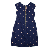 JOULES Womens Day Dress Blue Spotted Sleeveless Short UK 12