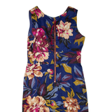 JOULES Womens Day Dress Blue Floral Sleeveless Short UK 10