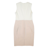 PHASE EIGHT Womens Pencil Dress Pink Colourblock Sleeveless Knee Length L