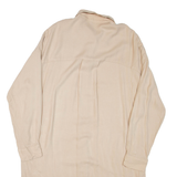 ZARA Womens Shirt Dress Beige Long Sleeve Short S