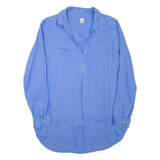 GAP Womens Shirt Dress Blue Long Sleeve Short S