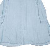 ZARA Womens Shirt Dress Blue Long Sleeve Short XS