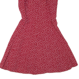 Womens Minnie Dress Red Floral Sleeveless Short S