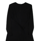 BETTY BARCLAY Womens Day Dress Black Wool Long Sleeve Knee Length S