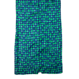 Womens Shirt Dress Green Geometric Sleeveless Knee Length L