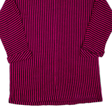 Womens Jumper Dress Pink Striped Short XL