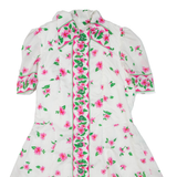 BETTY BARCLAY Womens Minnie Dress White Floral Short Sleeve Short S
