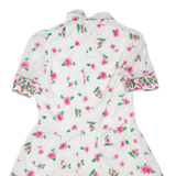 BETTY BARCLAY Womens Minnie Dress White Floral Short Sleeve Short S