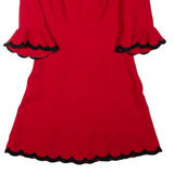 LE STYLE Womens Day Dress Red Short S