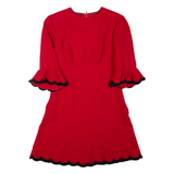 LE STYLE Womens Day Dress Red Short S
