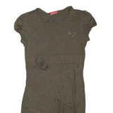 LIU.JO Womens T-Shirt Dress Green Short Sleeve Short S