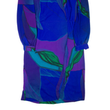 MODIANA Womens Day Dress Blue Long Sleeve Midi L