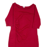 PHASE EIGHT Womens Pencil Dress Red Wool Knee Length M