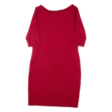 PHASE EIGHT Womens Pencil Dress Red Wool Knee Length M