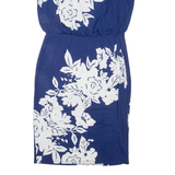 PHASE EIGHT Womens Pencil Dress Blue Viscose Floral Knee Length UK 10