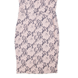 PHASE EIGHT Womens Pencil Dress Pink Floral Sleeveless Knee Length M