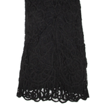 PHASE EIGHT Womens Day Dress Black Viscose Short Sleeve Knee Length L