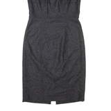 HOBBS LONDON Womens Pencil Dress Grey Sleeveless Knee Length UK 10