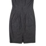 HOBBS LONDON Womens Pencil Dress Grey Sleeveless Knee Length UK 10