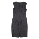 HOBBS LONDON Womens Pencil Dress Grey Sleeveless Knee Length UK 10
