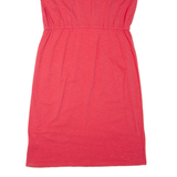 JOULES Womens Day Dress Red Short Sleeve Knee Length UK 16