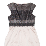 KAREN MILLEN Womens Day Dress Pink Sleeveless Short UK 12