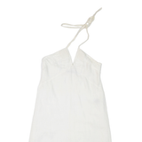 REISS Womens Shift Dress White Sleeveless Short M