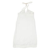REISS Womens Shift Dress White Sleeveless Short M
