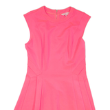 TED BAKER Womens Fit & Flare Dress Pink Short Sleeve Short L