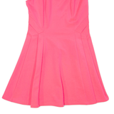 TED BAKER Womens Fit & Flare Dress Pink Short Sleeve Short L