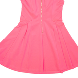 TED BAKER Womens Fit & Flare Dress Pink Short Sleeve Short L