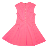 TED BAKER Womens Fit & Flare Dress Pink Short Sleeve Short L