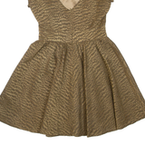 TED BAKER Womens Mini Dress Brown Sleeveless Short M