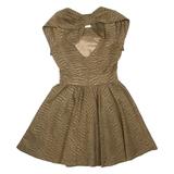 TED BAKER Womens Mini Dress Brown Sleeveless Short M