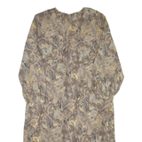 MINT VELVET Womens Day Dress Brown Animal Print Long Sleeve Long 2XL